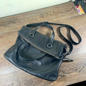 Fossil fold over purse